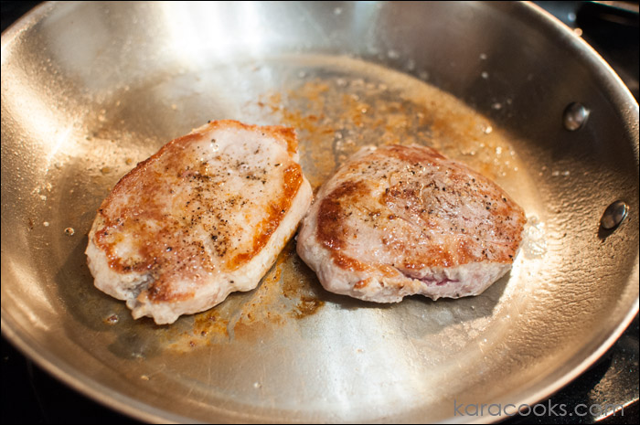Hello Fresh: Creamy Mushroom Pork Chops – KaraCooks