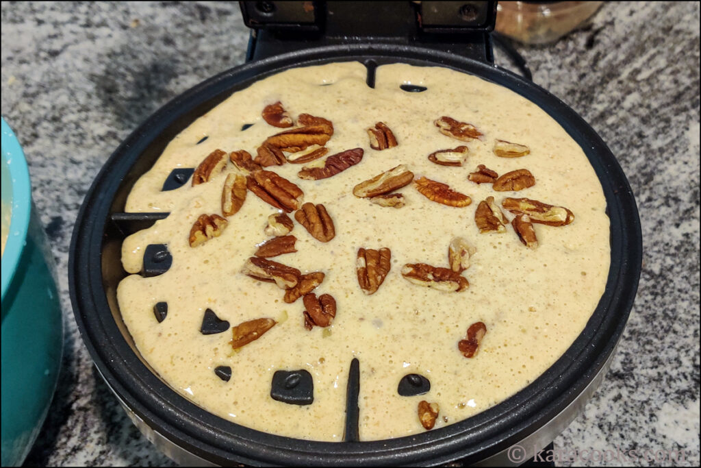 Whole Grain Buttermilk Waffles | ©karacooks